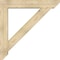 Ekena Millwork Traditional Slat Rough Sawn Bracket w/ Offset Brace, Douglas Fir, 8"W x 46"D x 46"H BKT0806X46X46TRA06RDF - alternate 3